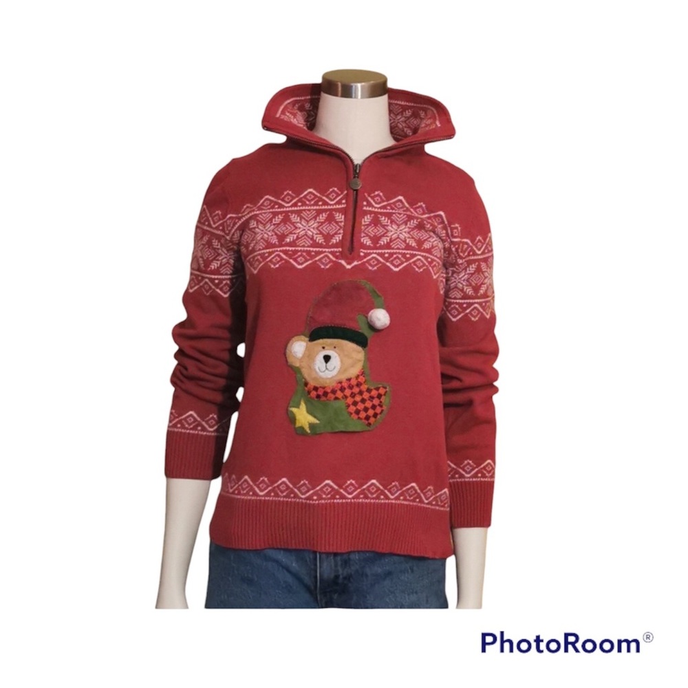 💚 Eddie Bauer Holiday Sweater, Size M
